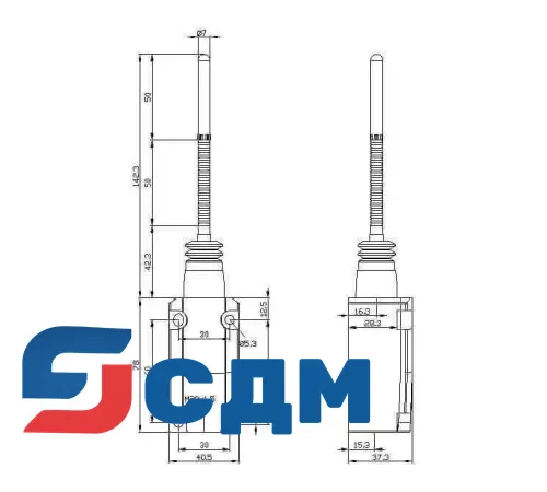 3SE5112-0CR01 Корпуса шириной 40 мм в соответствии с EN 50041