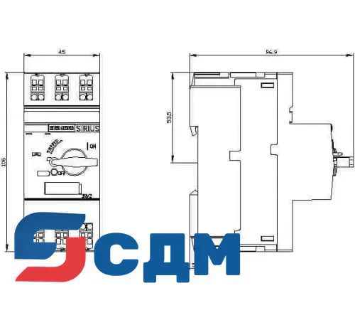 3RV2311-4AC20 Для пусковых сборок