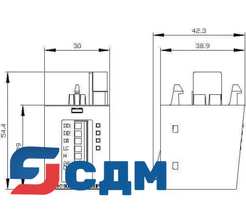 3RK1908-1AA00-0BP0 ET 200SP пускатель двигателя
