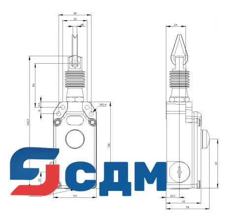 3SE7120-1BF00 Тросовый выключатель SIGUARD