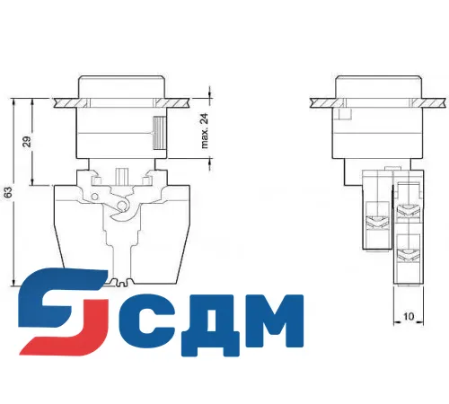 3SB3247-0AA41 Комплектная комбинации устройств