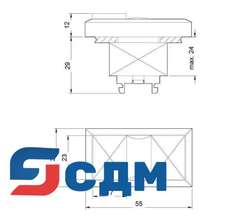 3SB3100-8CC31 Приводы - Двойные кнопки