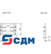 6ES7193-6CP52-2MC0 Рамка цветной кодировки контактов