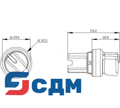 3SU1052-2BC60-0AA0 Селекторные переключатели