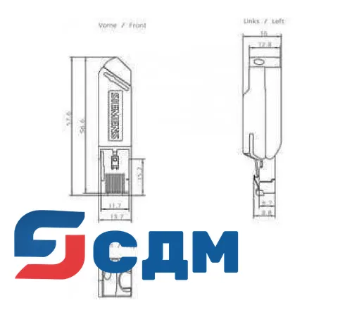 Siemens 6GK1901-1BB30-0AA0 Стандартный кабель IE TP Корд