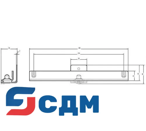 3VL9300-8LD00 Модуль взаимной блокировки задний