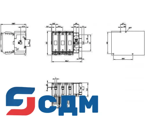 3KF1306-4RB11 3KF Выключатель-разъединитель с предохранителями