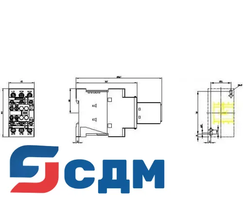 Контактор Siemens 3RT2027-1BB44