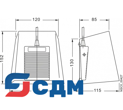 3SE3902-4CA20 Ножной выключатель SIGUARD