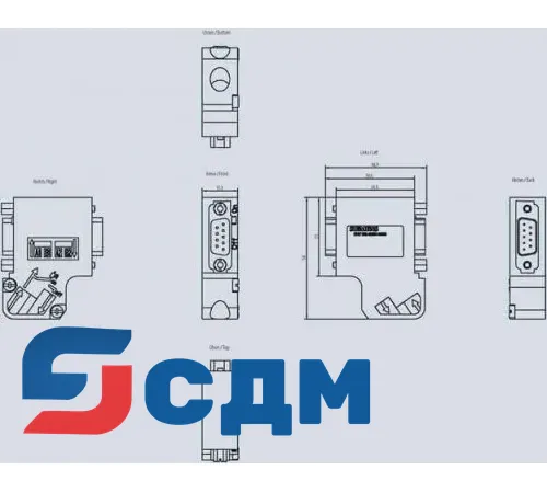 6ES7972-0BB61-0XA0 Коннектор к шине RS 485