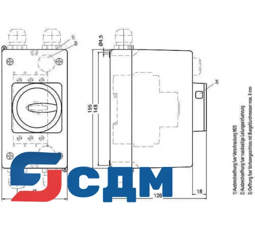3RV1923-1CA00 Корпуса и передние пластины