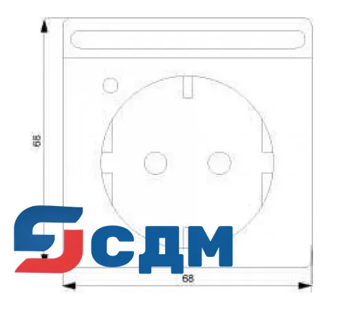 5UB1854-1 Розетка