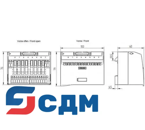 6ES7924-0BD20-0BA0 Клеммный блок