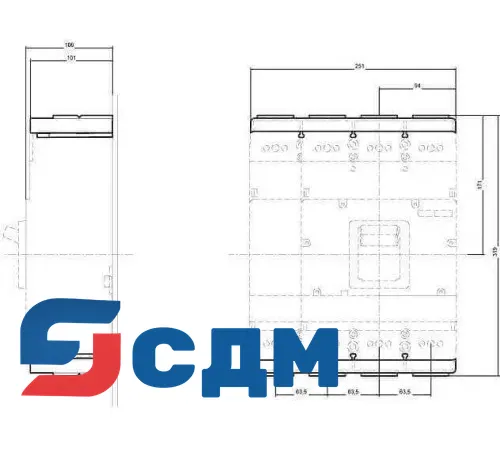 3VL9600-8CB40 Крышки вводов