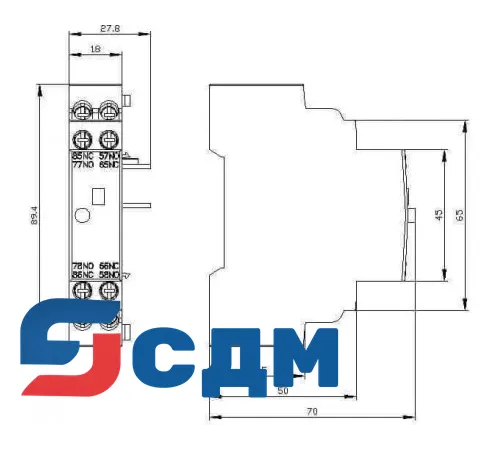 3RV2921-1M Дополнительные монтируемые принадлежности