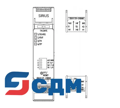 3SK1121-2AB40 SIRIUS 3SK1 Усовершенствованные базовые блоки