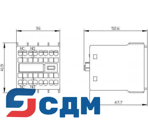 Вспомогательный контактор Siemens 3RH2911-2HA11