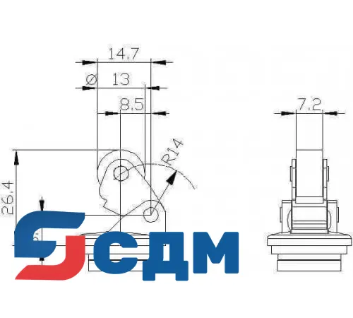 3SE5000-0AE11 Корпуса шириной 31 мм в соответствии с EN 50047