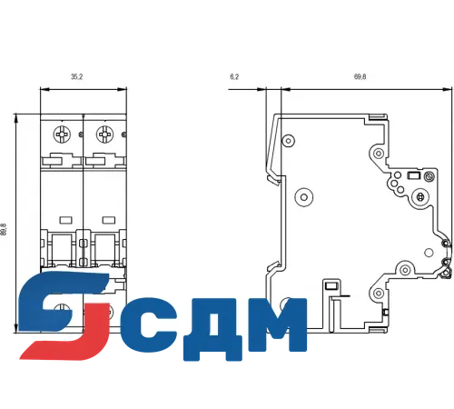 5SY4203-7 Автоматический выключатель
