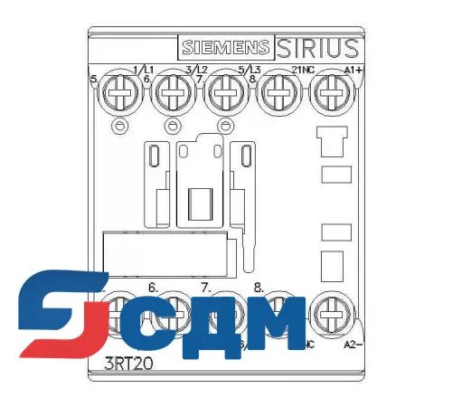 Контактор Siemens 3RT2016-1BB42-0CC0