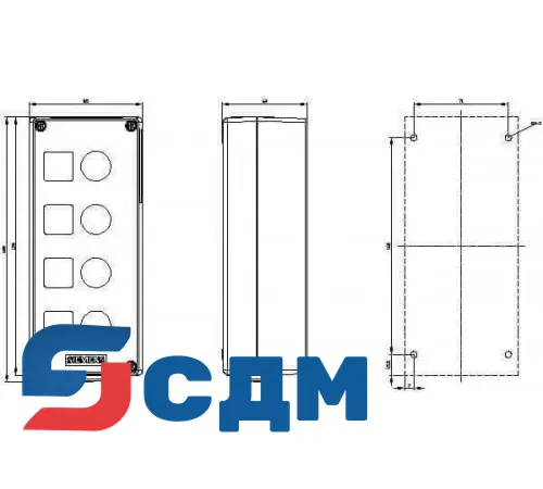 3SU1854-0AA00-0AB1 Пустой корпус