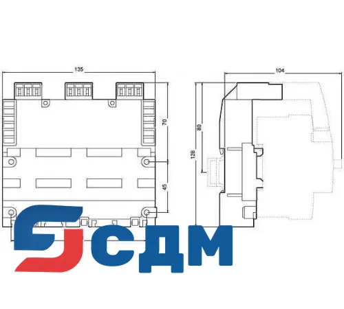 3RV1917-4B 3RV19 система подачи