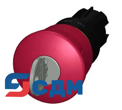 3SU1000-1HF20-0AA0 Кнопка грибовидная АВАРИЙНОЙ ОСТАНОВКИ