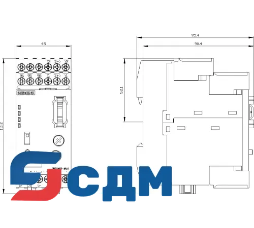 3RB2483-4AA1 3RB24 c интерфейсом IO-Link для многофункциональных применений