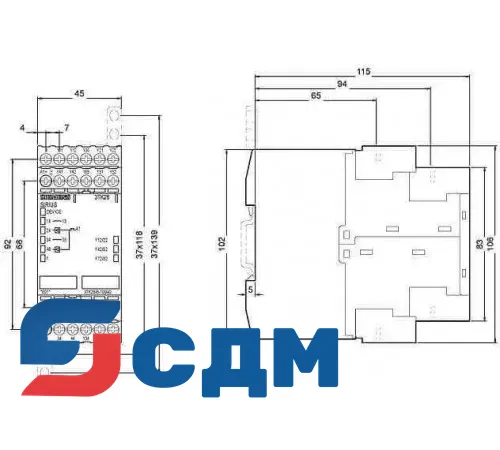 Реле безопасности Siemens 3TK2845-1HB40