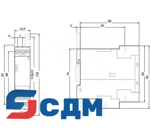 Siemens 3RN1010-1BM00 — Реле термисторной защиты