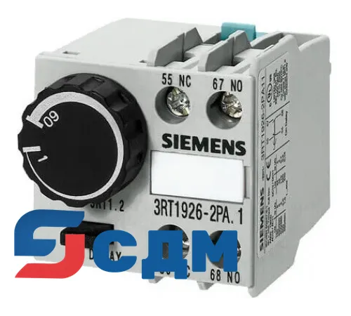 3RT1926-2PR11 Вспомогательный блок с электронной выдержкой