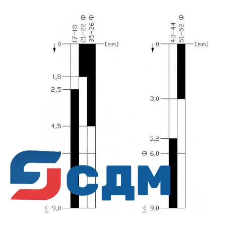 3SE5162-0EC02 XL, Ширина корпуса 56 мм