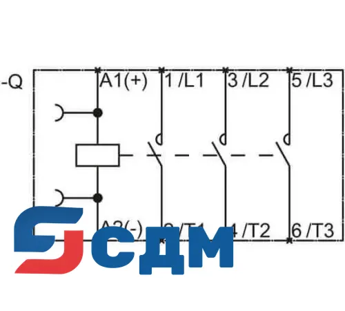 Контактор Siemens 3RT1024-1BB40