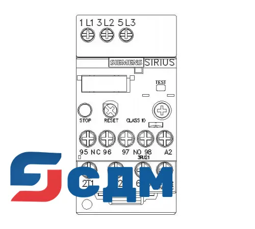 3RU2116-1GB1 3RU2 до 40 A для стандартных применений