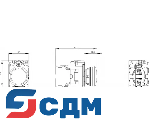 3SU1102-6AA20-1AA0 Контрольные лампы