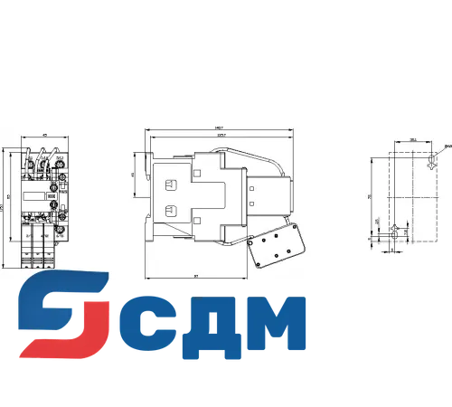 3RT2625-1AB05 SIRIUS 3RT26 Контактор конденсаторный (AC-6b), 3-полюсный