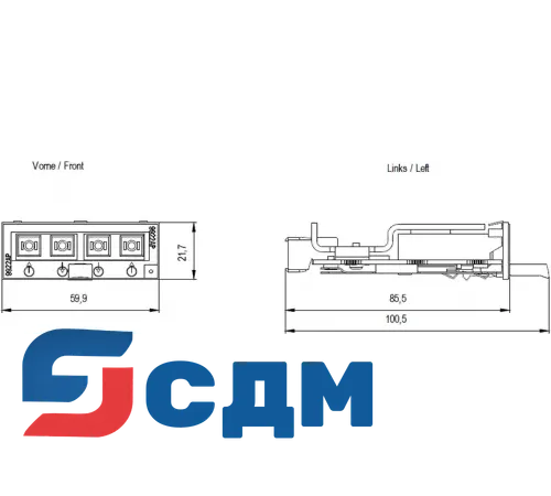 6GK5992-2AP00-8AA0 Конвертирующий модуль для SCALANCE X-300