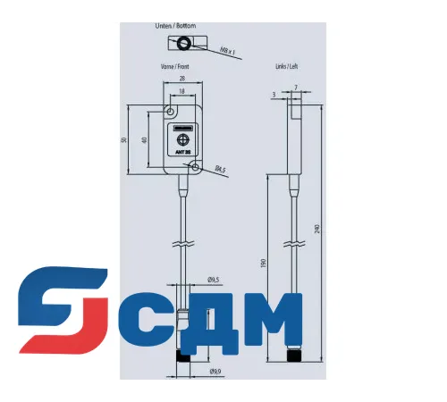 6GT2398-1CD50-0AX0 ANT 3S для RF250R, RF350R и RF350M