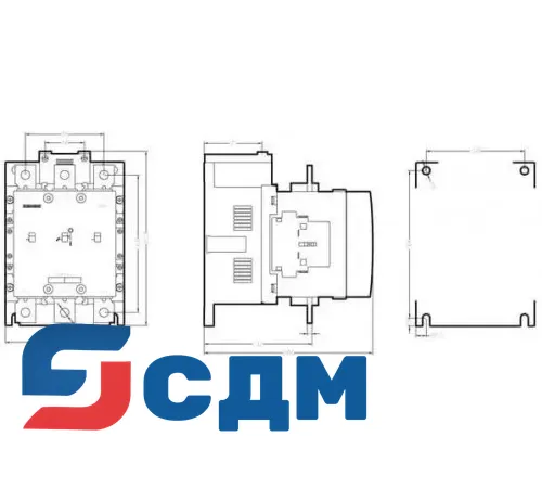 3RT1264-6AP36 Вакуумный контактор 3RT12, 3-х полюсные