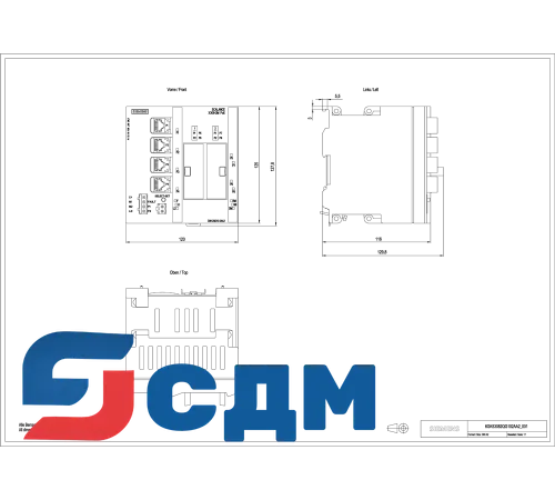 6GK5308-2QG00-2AA2 Управляемый коммутатор SCALANCE X-300PoE