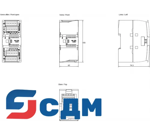 6ES7223-1QH32-0XB0 Программируемый контроллер