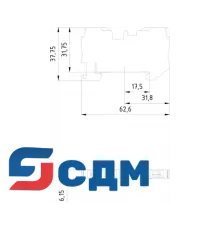 8WH3000-0CF07 Клемма с режущими зажимами 8WH