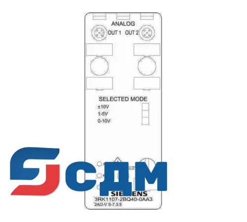 3RK1107-2BQ40-0AA3 Модуль аналогового ввода-вывода К60 с IP67