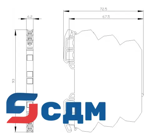 3RQ3038-2AF00 SIRIUS 3RQ3 Соединительные реле узкой конструкции