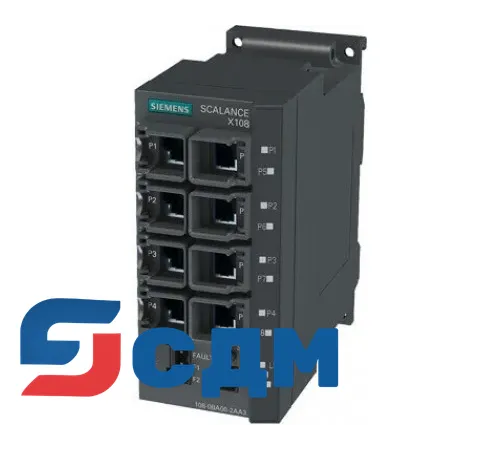 6GK5108-0BA00-2AA3 Неуправляемые коммутаторы SCALANCE X-100