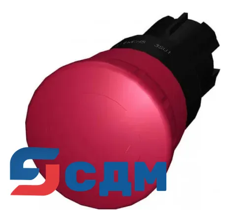 3SU1000-1HB20-0AA0 Кнопка грибовидная АВАРИЙНОЙ ОСТАНОВКИ