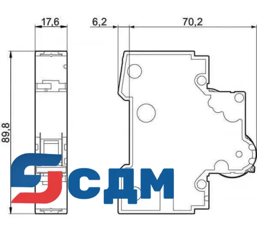 5SY6103-7 Автоматический выключатель