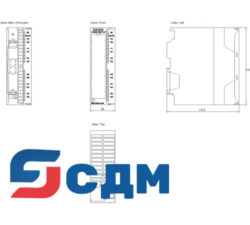 Siemens 6ES7336-4GE00-0AB0 Программируемый контроллер