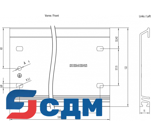 Siemens 6ES7390-1AF30-0AA0 Программируемый контроллер