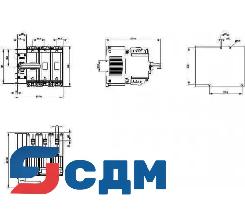 3KF1306-2LB11 3KF Выключатель-разъединитель с предохранителями